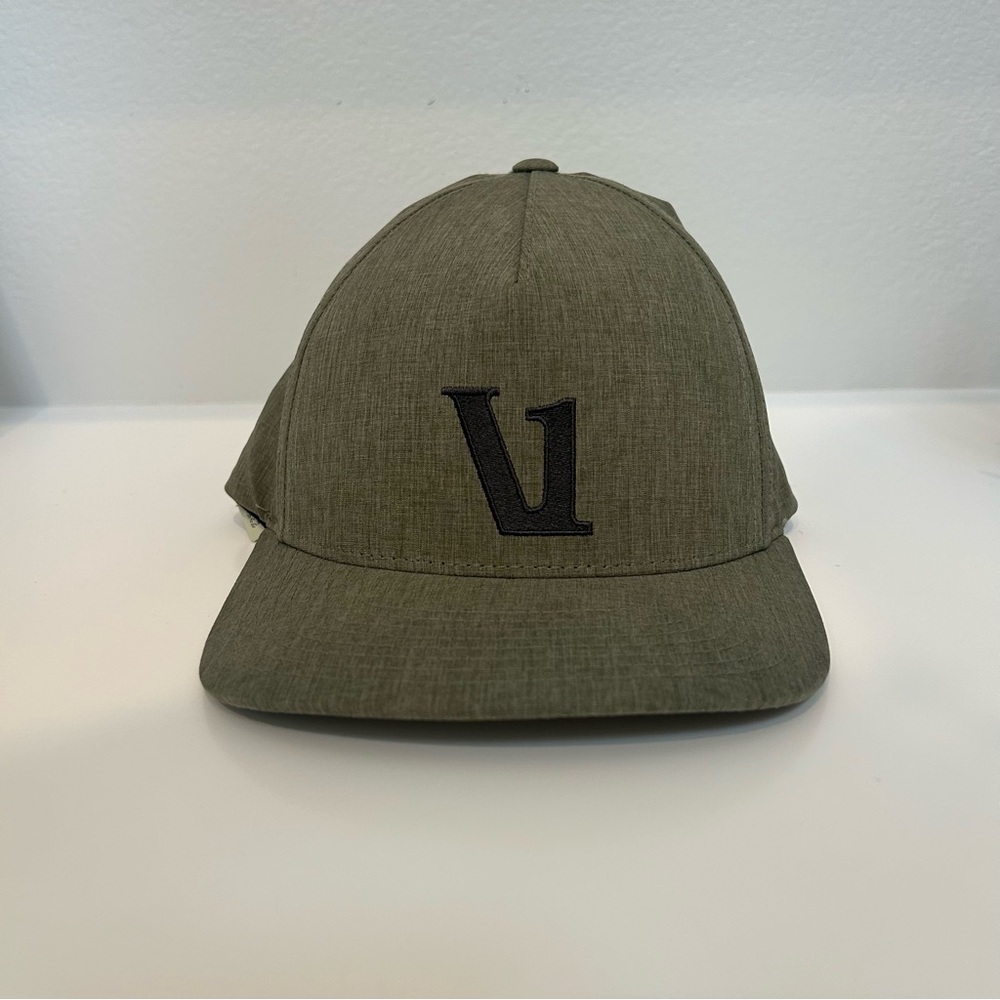 Vuori Olive Green Cap with Black Logo